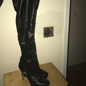 Over the knee dress boots